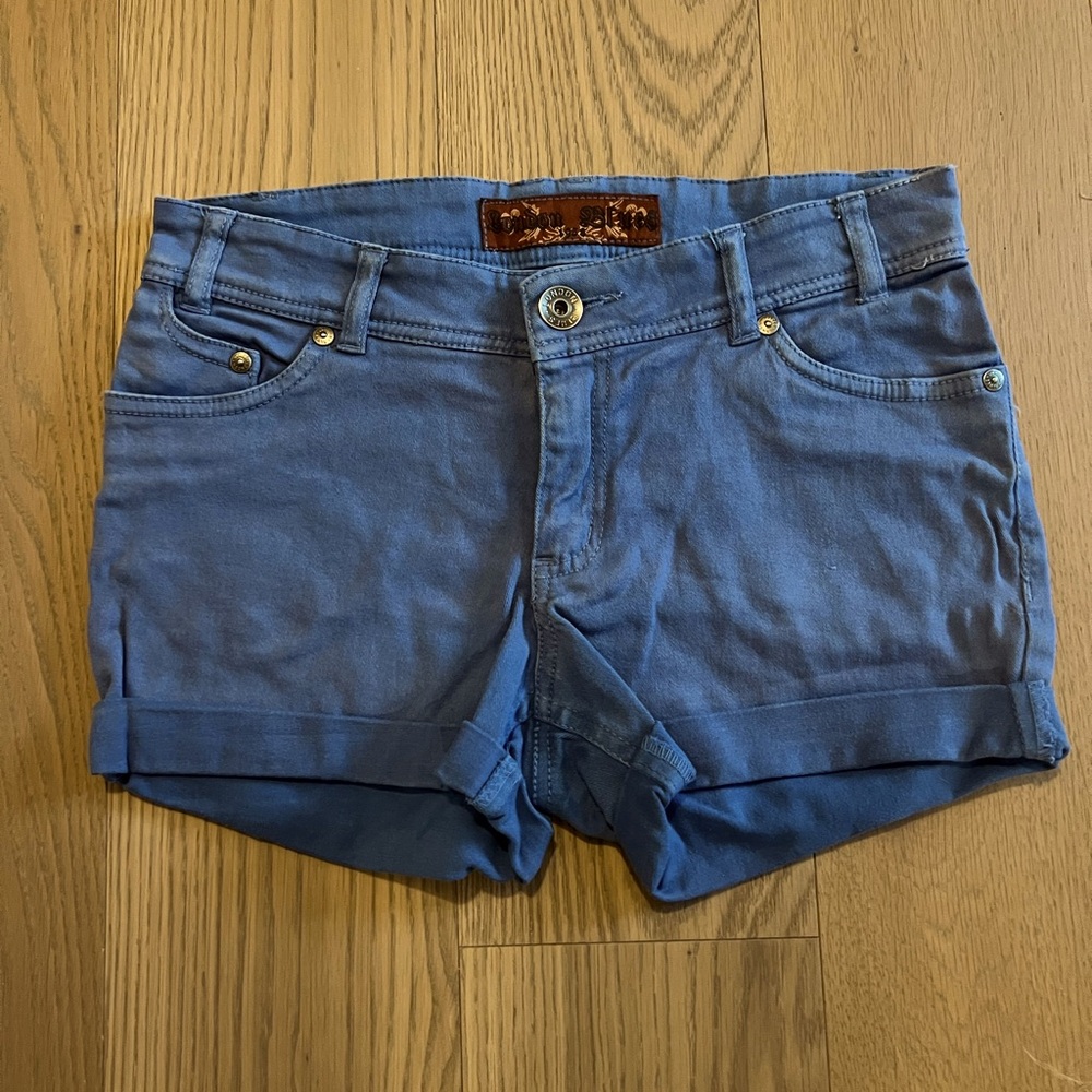 London Blues women's coloured denim shorts